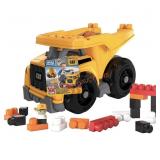 Mega Bloks CAT Large Dump Truck with Big Building