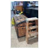 Antique Chest & Stool