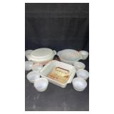 14pc Anchor Hocking Fire-King Dishware