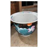 8.5" Vintage Floral Planter
