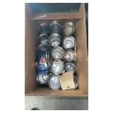 Box of tumblers and gun kit