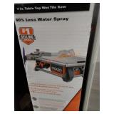 Rigid 7" Table Top Wet Tile Saw
