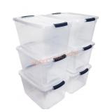 Rubbermaid Cleverstore Clear Plastic Storage