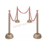 Beistle Red Rope Stanchion Set