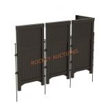 Suncast 4 Wicker Resin Panel Screen Enclosure
