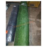 Green Artificial Grass Runner Rug