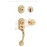 Kwikset Montara Polished Brass handset