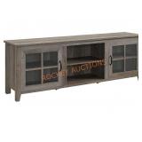 Walker Edison 70" Glass Door TV Console