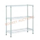HDX Chrome 3-Tier Steel Wire Shelving Unit