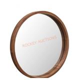 30" Wall Mirror-black frame