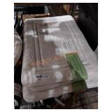 2 times the bid! Memory foam bath mats