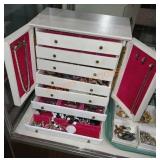 Jewelry Box Lot Of Vintage Jewelry