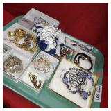 Tray Lot Of Jewelry