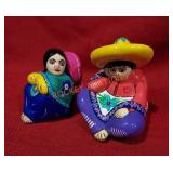 Vintage Mexican Folk Art Figurines