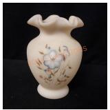 Vintage Fenton Custard Glass Signed