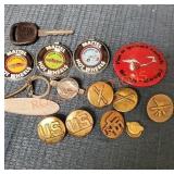 Bag Lot Vintage Pins, Military, Misc