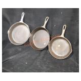Set Of 3 Cast Iron Skillets