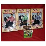 Three Stooges Doll Set & Trivia Toilet Paper