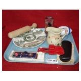 Tray & Box Lot Of Vintage Items & Toys
