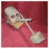 Antique Construction Digger Toy