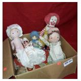 Box Lot Of Dolls