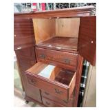 Antique Cherry Armoire 41inwx22.5indx64inh