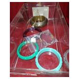 Box Lot Of Vintage Bangles