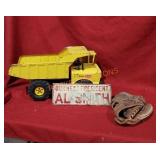 Mighty Tonka, Baseball Glove & License Plate
