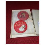 2pk Fabric Vintage Pins