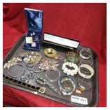 Tray Lot Of Jewelry
