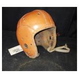 Vintage Leather Football Helmet