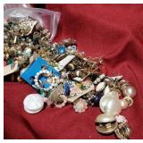 Bag Lot Of Vintage Earrings & Pendants