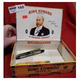 King Edward Cigar Box With Pens