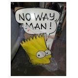 Bart Simpson & Cat In The Hat Cardboard Standee