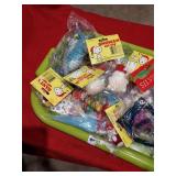 Tray Lot of Cat Toys and Ornaments