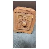 Antique Metal Coin Deposit Bank