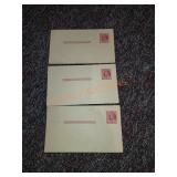 (3) 2 Cent Vintage Prepaid Benjamin Franklin