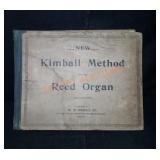 Antique Kimball Method For Reed Organ Book