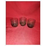 12pc Green Glassware