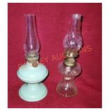 Vintage Miniature Oil Lamps