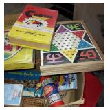 Lot Box Of Games,books,  Doll Clothing
