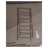 55in Wood Ladder Bookshelf