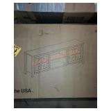 70 inch glass door tv console