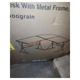 Ess l desk metal and wood