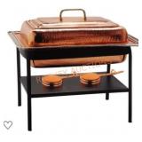 Copper Chafing Dish 21" x 15½" x 20"