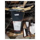 30x 60 inch faux wood blinds 1 set damaged