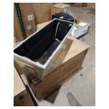 3 count faux wood planters