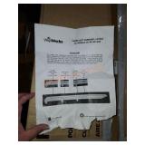 Vinyl works lower left handrail