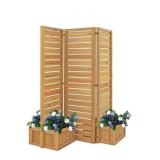Yardistry Fusion Planter Cedar Privacy Screen