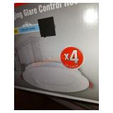 Commercial electric 4pk recessed light 2x bid